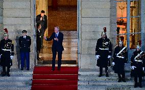 Handover ceremony at Hotel Matignon - Paris