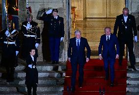 Handover ceremony at Hotel Matignon - Paris