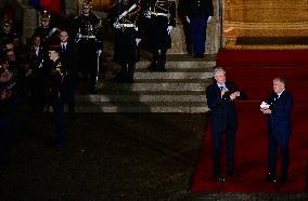 Handover ceremony at Hotel Matignon - Paris