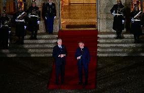 Handover ceremony at Hotel Matignon - Paris