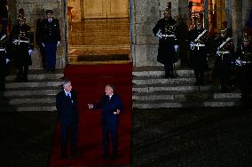 Handover ceremony at Hotel Matignon - Paris