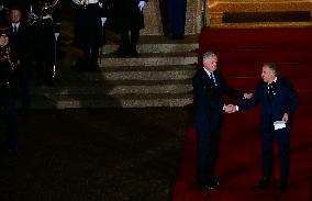 Handover ceremony at Hotel Matignon - Paris