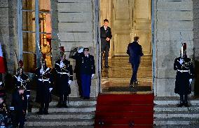 Handover ceremony at Hotel Matignon - Paris