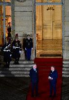 Handover ceremony at Hotel Matignon - Paris