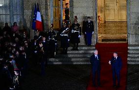 Handover ceremony at Hotel Matignon - Paris