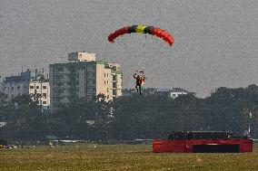 Indian Armed Forces Practice Ahead Of Observation Of Vijay Diwas 2024