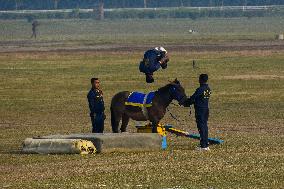 Indian Armed Forces Practice Ahead Of Observation Of Vijay Diwas 2024