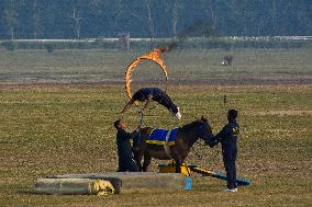 Indian Armed Forces Practice Ahead Of Observation Of Vijay Diwas 2024