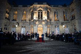 Handover ceremony at Hotel Matignon - Paris