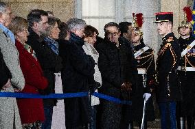 Handover ceremony at Hotel Matignon - Paris