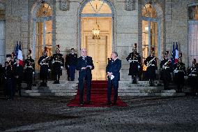 Handover ceremony at Hotel Matignon - Paris