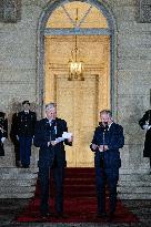 Handover ceremony at Hotel Matignon - Paris