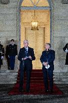 Handover ceremony at Hotel Matignon - Paris