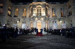 Handover ceremony at Hotel Matignon - Paris