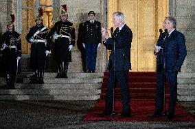 Handover ceremony at Hotel Matignon - Paris