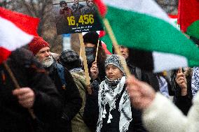 Demonstration In Support Of Lebanon And Palestine.