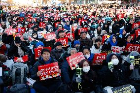 On The Day Of President Yoon Suk-yeol’s Impeachment Decision In Seoul