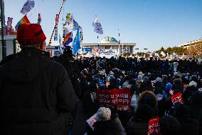 On The Day Of President Yoon Suk-yeol’s Impeachment Decision In Seoul