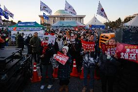 On The Day Of President Yoon Suk-yeol’s Impeachment Decision In Seoul