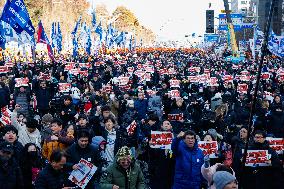 On The Day Of President Yoon Suk-yeol’s Impeachment Decision In Seoul