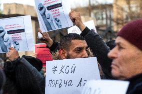 Protest In Sofia.