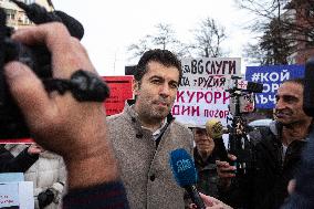 Protest In Sofia.