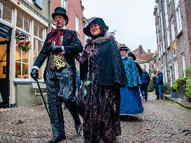 The Dickens Festival Held In Deventer, Netherlands.