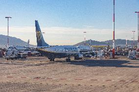 Ryanair Boeing 737 At Athens Airport