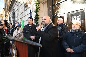 Syrian Flag Raising At Paterson City Hall In Paterson New Jersey