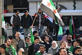 Syrian Flag Raising At Paterson City Hall In Paterson New Jersey