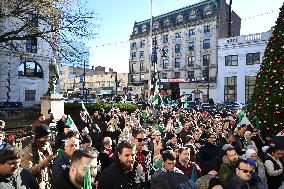 Syrian Flag Raising At Paterson City Hall In Paterson New Jersey