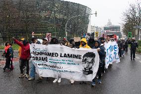 Protest Against Court Verdit Over Death Of Mouhamed Dramé In Dortmund