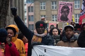 Protest Against Court Verdit Over Death Of Mouhamed Dramé In Dortmund