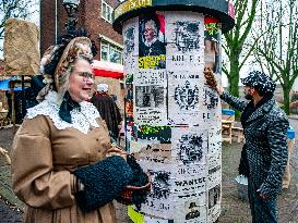 The Dickens Festival Held In Deventer, Netherlands.