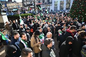 Syrian Flag Raising At Paterson City Hall In Paterson New Jersey