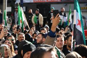 Syrian Flag Raising At Paterson City Hall In Paterson New Jersey