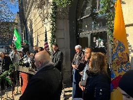 Syrian Flag Raising At Paterson City Hall In Paterson New Jersey