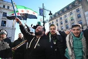 Syrian Flag Raising At Paterson City Hall In Paterson New Jersey