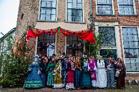 The Dickens Festival Held In Deventer, Netherlands.