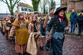 The Dickens Festival Held In Deventer, Netherlands.