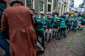 The Dickens Festival Held In Deventer, Netherlands.