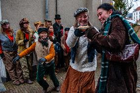 The Dickens Festival Held In Deventer, Netherlands.