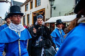 The Dickens Festival Held In Deventer, Netherlands.