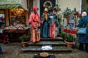 The Dickens Festival Held In Deventer, Netherlands.