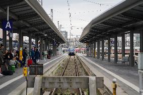 BRB Train At Munich Central Station. Strikes Loom At Bayerische Regiobahn: The EVG Is Ready To Fight