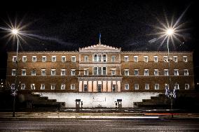 The Greek Parliament In Athens