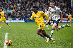 Preston North End FC v Leeds United FC - Sky Bet Championship