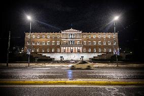 The Greek Parliament In Athens