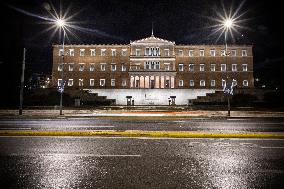 The Greek Parliament In Athens