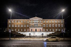 The Greek Parliament In Athens